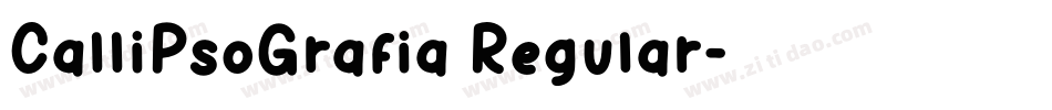 CalliPsoGrafia Regular字体转换